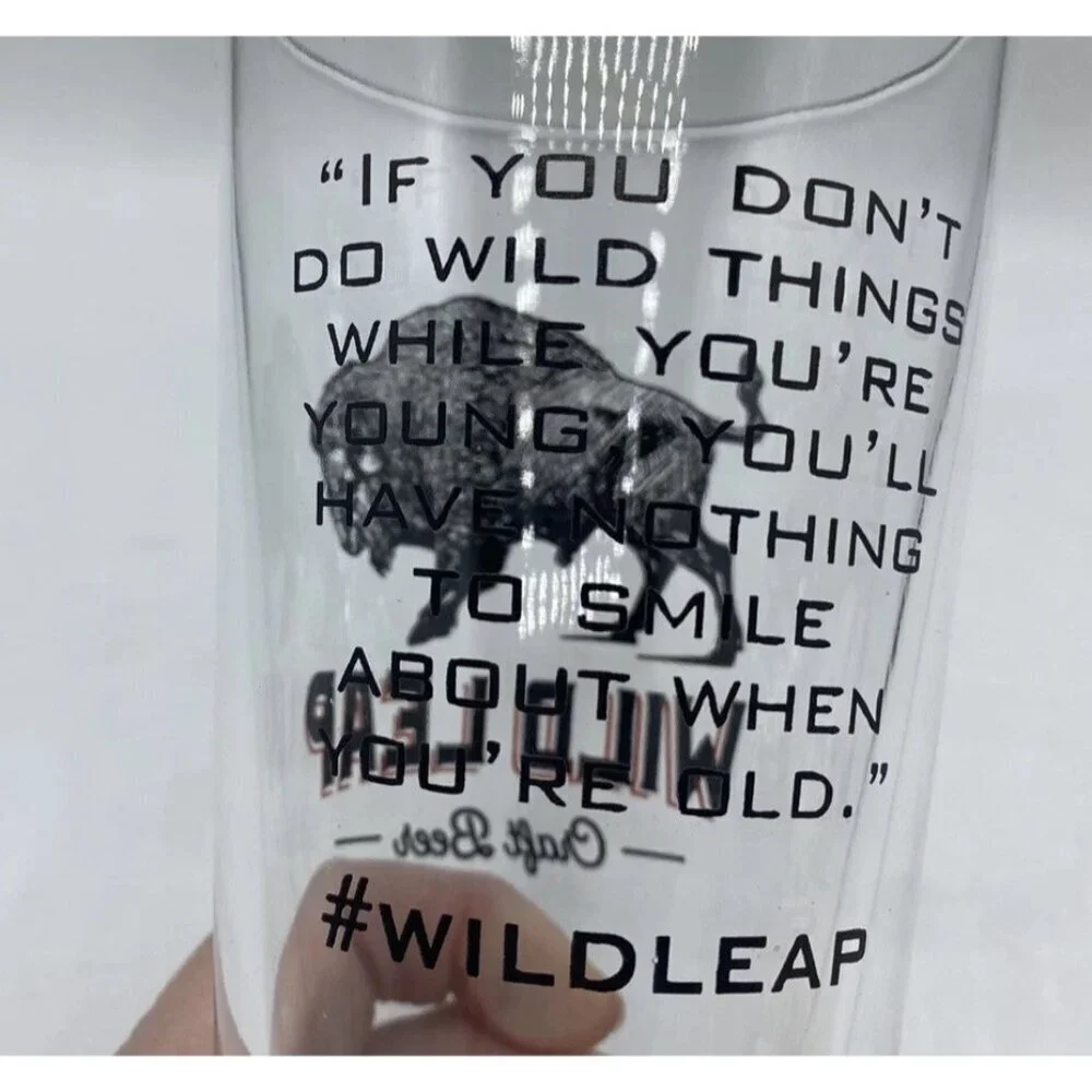 Wild Leap Brewing Company Craft Beer Glass 5.75